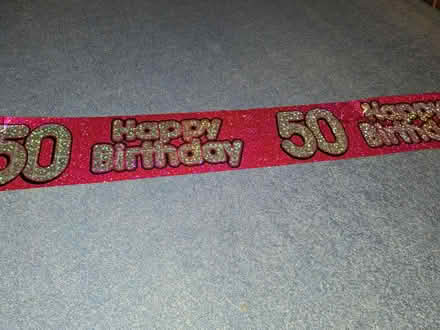 Photo of free Foil 50th birthday banner (crouch end, N8) #1