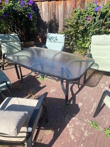 Photo of free Outdoor table and chairs (South Berkeley, CA) #1