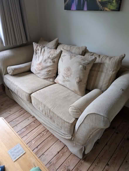 Photo of free 2 seater sofa (The Wells KT18) #2