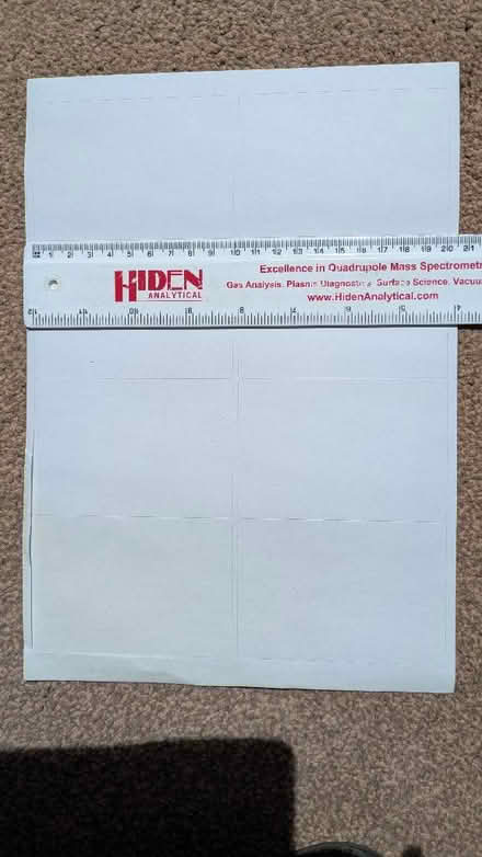 Photo of free Sheets of Large White Printer Labels (Littleover DE23) #1