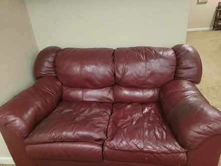 Photo of free Leather sofa and loveseat (Withamsville) #2