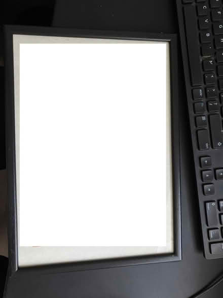 Photo of free A4 black photo frame (Kempston) #1