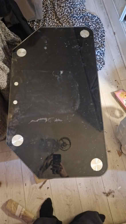 Photo of free Black Glass / Chrome Media Unit (seymour road W4) #2
