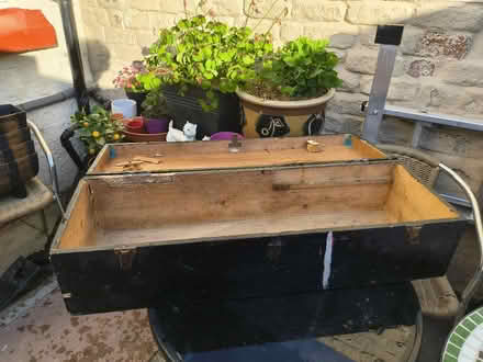 Photo of free Old wooden toolbox (CH44) #2