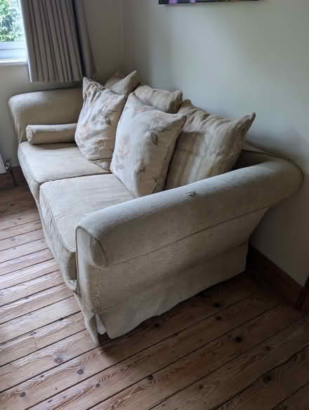 Photo of free 2 seater sofa (The Wells KT18) #1
