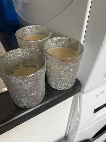 Photo of free Small glitter votive candles, used (Kempston) #1