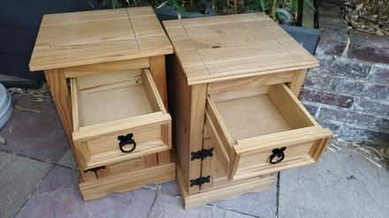 Photo of free 2 wooden bedside cabinets (Aldershot, GU12) #3
