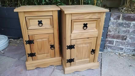 Photo of free 2 wooden bedside cabinets (Aldershot, GU12) #1