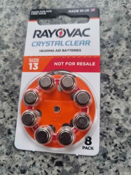 Photo of free 5packets of hearing aid batteries (Bestwood Park NG5 5SS) #1