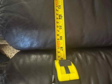 Photo of free Leather sofas with recliner (IG3) #3