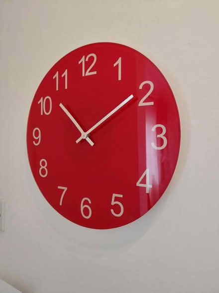 Photo of free Red wall clock (Herdings, S14) #2