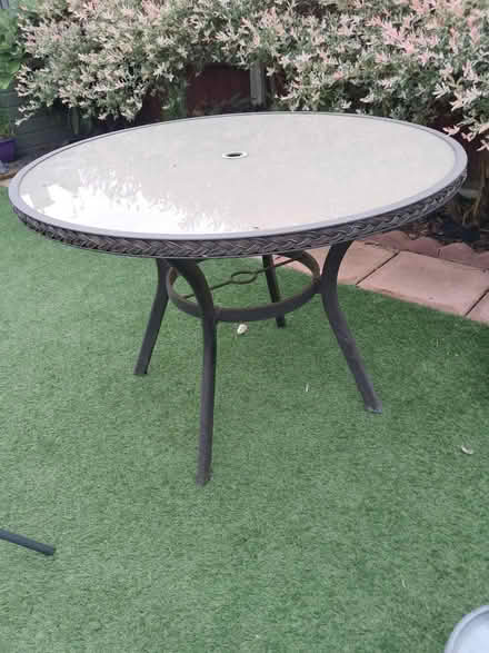 Photo of free Garden table (Huyton) #1