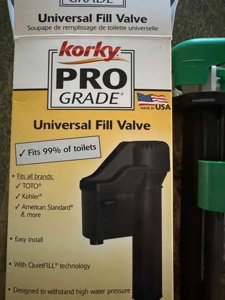 Photo of free Toilet Universal fill valve (San Anselmo) #1