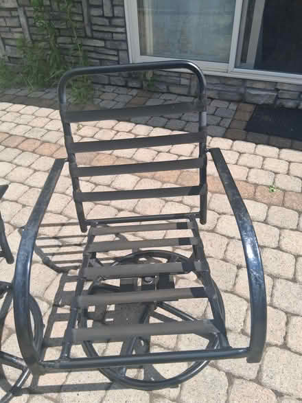 Photo of free Patio Chairs - swivel (2) (07075 - Wood Ridge) #3
