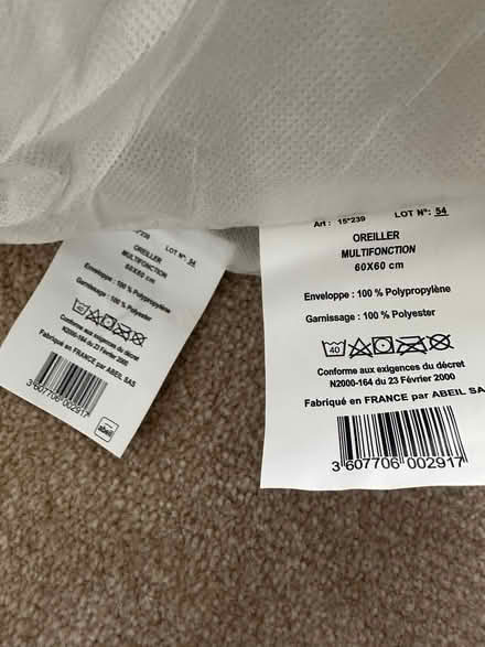 Photo of free Brand new - cushion squares x 2 (Old Woking GU22) #2