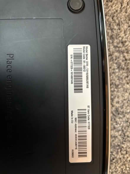 Photo of free 2 x BT set top boxes (Belle Vale) #4