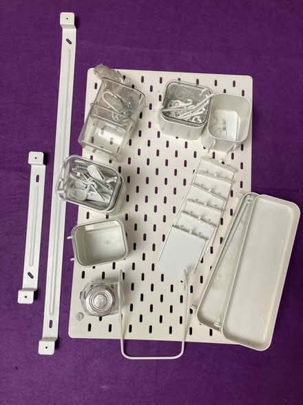 Photo of free Ikea SKÅDIS wall rack & accessories (Fishponds BS16) #1
