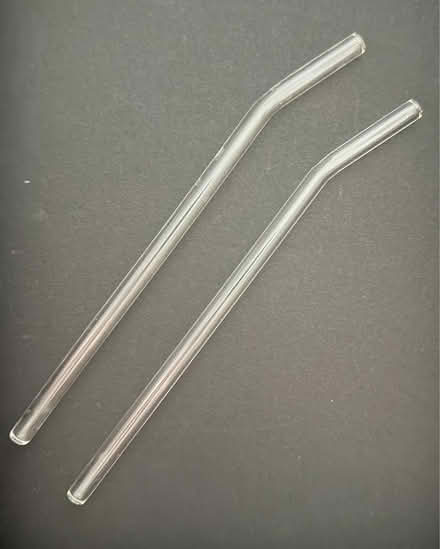Photo of free Two glass straws (Newtown, CT) #1