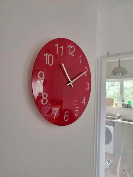 Photo of free Red wall clock (Herdings, S14) #1