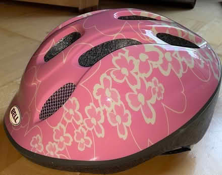 Photo of free Small pink child cycle helmet (Barkham RG41) #1