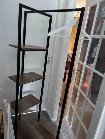 Photo of free Wood effect and metal coat rack (Wolverhampton WV10 6) #1