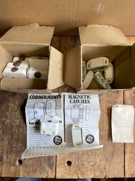 Photo of free Corner brackets and magnetic catches (Chippenham SN15) #1