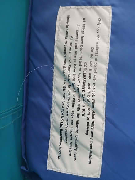 Photo of free Travel cot (California IP4) #3