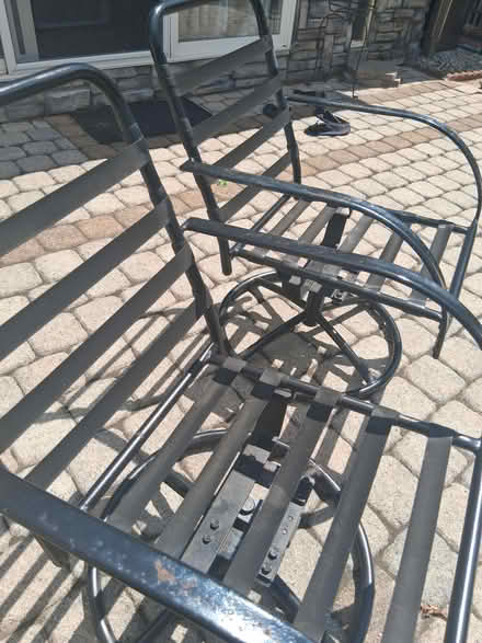 Photo of free Patio Chairs - swivel (2) (07075 - Wood Ridge) #4