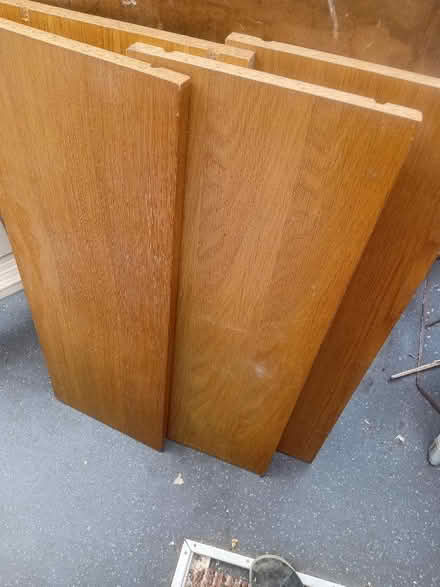 Photo of free 4 Laminated chipboard shelves (Whitehill GU35) #1