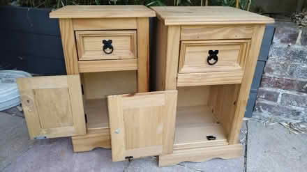 Photo of free 2 wooden bedside cabinets (Aldershot, GU12) #2