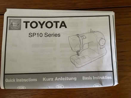Photo of free Toyota Sewing Machine (Lichfield WS13) #3