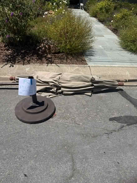 Photo of free 2 Large patio umbrella (Los Altos) #1