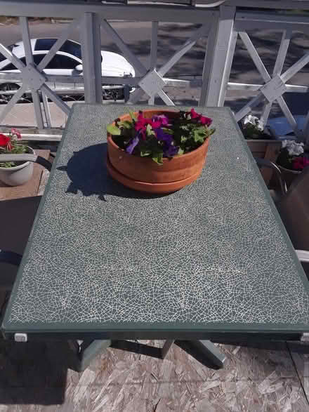 Photo of free Plastic Patio Table (Champlain Park/Westboro) #1