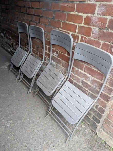 Photo of free 4 x garden chairs (Crookes S10) #2