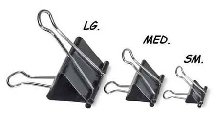 Photo of Binder clips (Arlington heights) #1