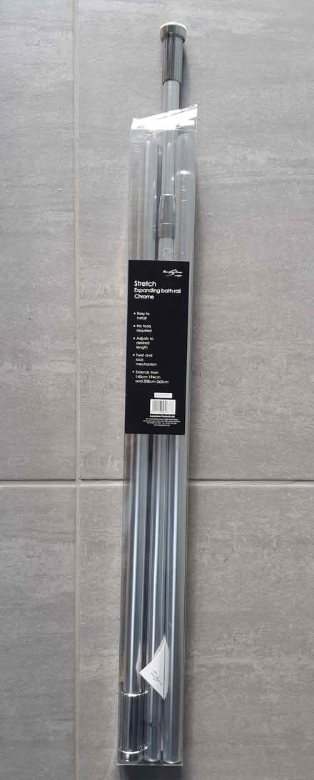 Photo of free Expanding shower curtain rail (South Ham RG22) #1