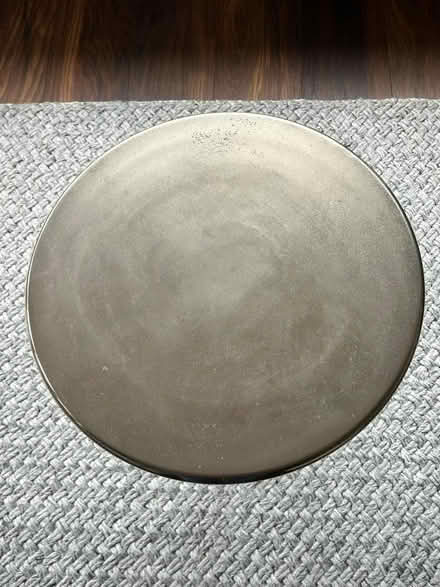 Photo of free Silve Effect Metal Side Table (Lightwood ST3) #4