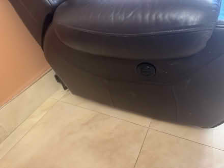 Photo of free Leather sofas with recliner (IG3) #2