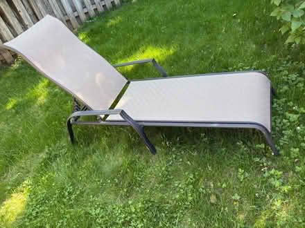 Photo of free Beige lounging chair (NW Aurora) #2