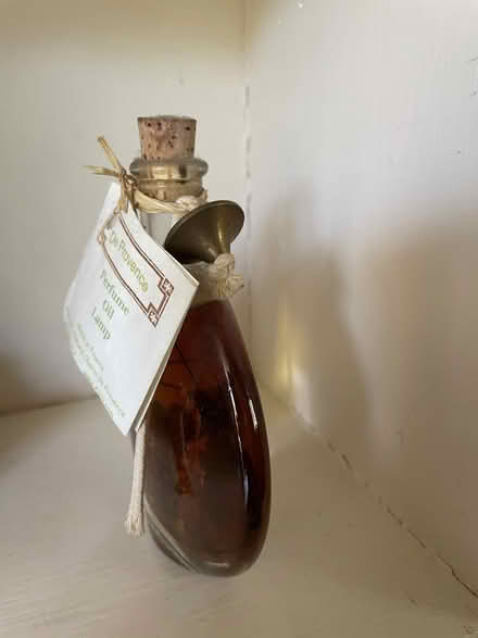 Photo of free small glass oil lamp (Newtonville) #2