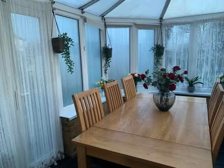 Photo of free Solid wooden table only NO CHAIRS (Edmonton N9) #1