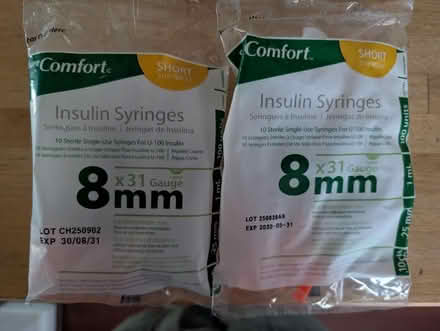 Photo of free Insulin syringes (College park) #1