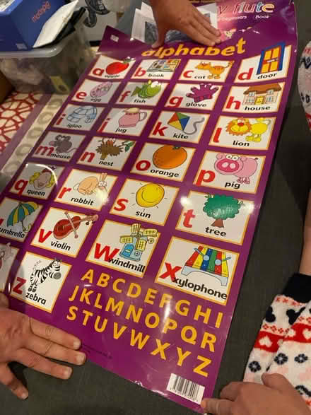 Photo of free Alphabet poster (Badger Farm) #1