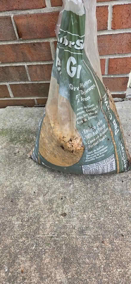 Photo of free 1/2 bag of pea gravel (Bowie) #2