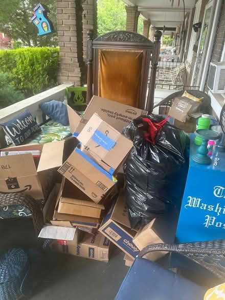 Photo of free Moving boxes & bag of packing stuff (Petworth) #1