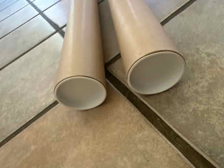Photo of free 2 cardboard parcel tubes (Carnforth LA5) #2