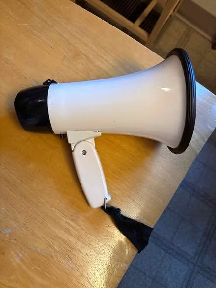 Photo of free Battery powered megaphone (Melrose) #1
