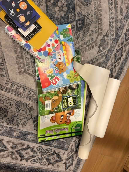 Photo of free Small notebooks and rolls of paper (94087) #1