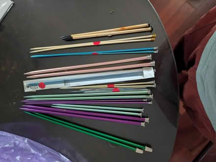 Photo of free Metal knitting needles (College park) #1