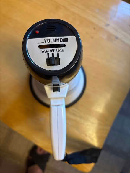 Photo of free Battery powered megaphone (Melrose) #2